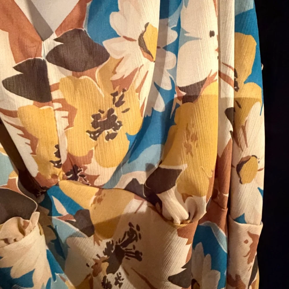 Lauren Ralph Lauren Georgette Dress  Size 18W - Picture 3 of 4